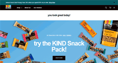 Desktop Screenshot of kindsnacks.com